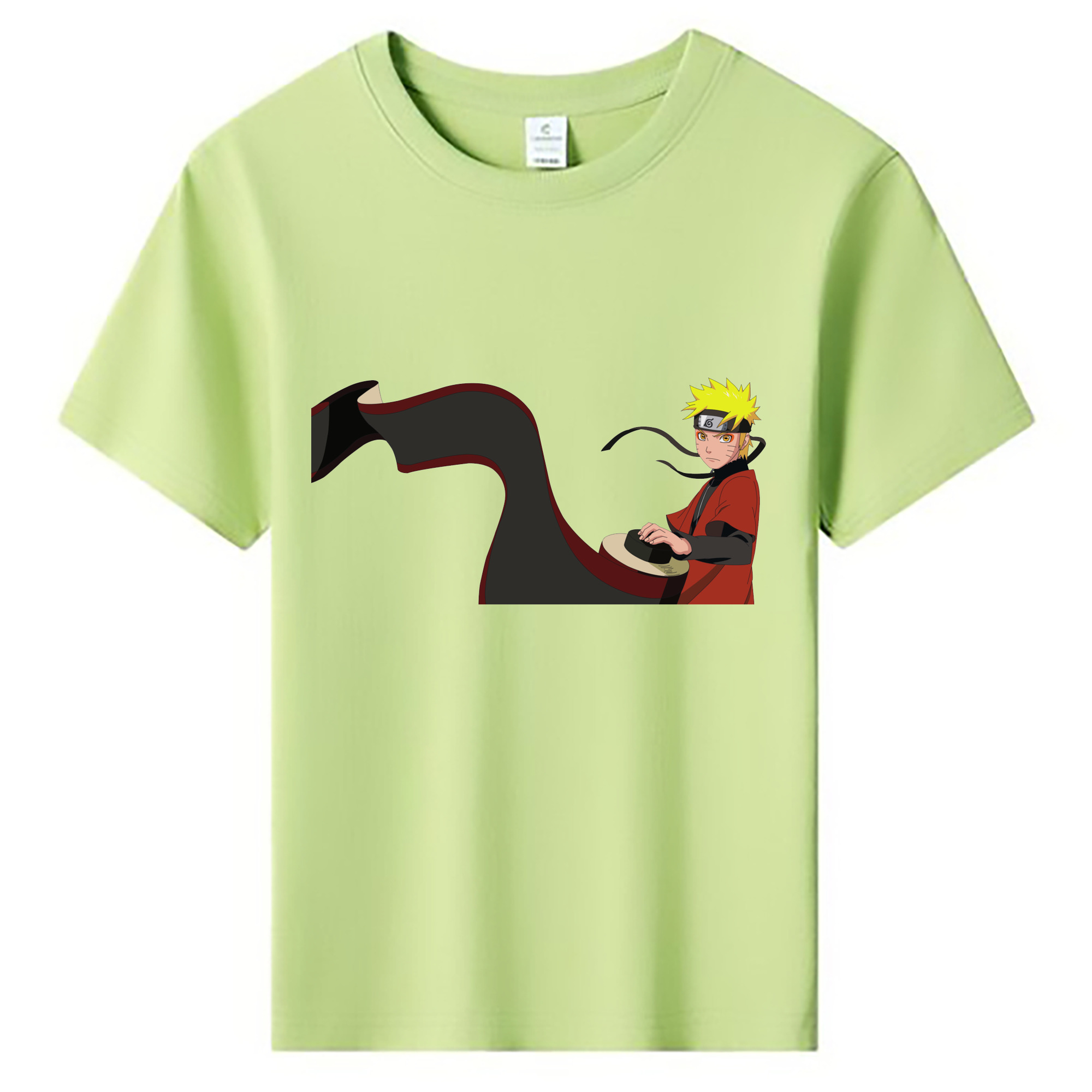 （画像用） NARUTO -ナルト- うずまき ナルト Uzumaki Naruto 綿100％キッズTシャツ（フロントプリント）